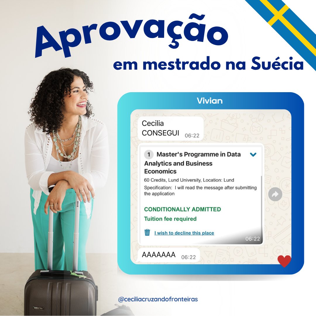 Aprovação de mentorado — Cruzando Fronteiras