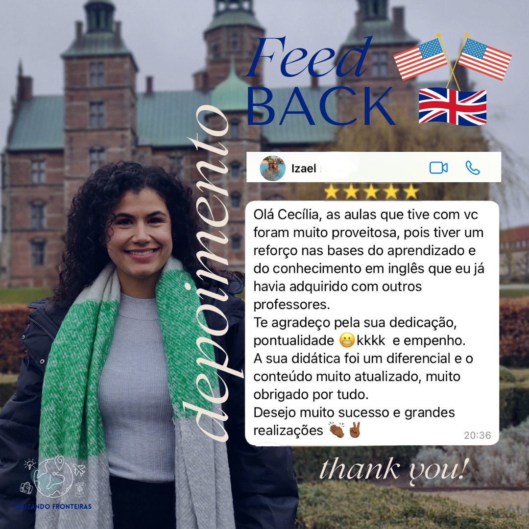 Feedback de aulas — Cruzando Fronteiras (2/10)