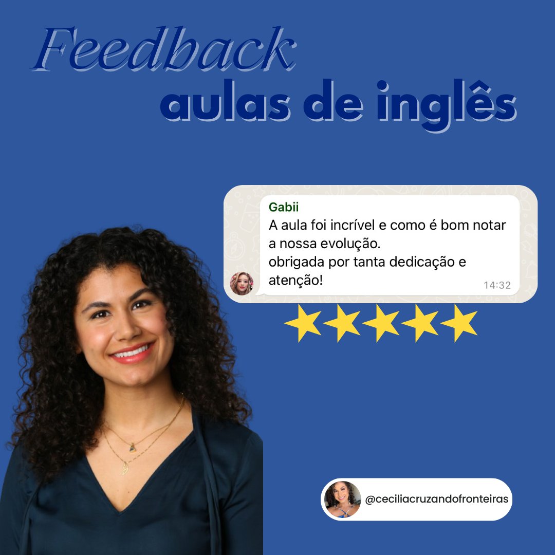 Feedback de aulas — Cruzando Fronteiras (5/10)