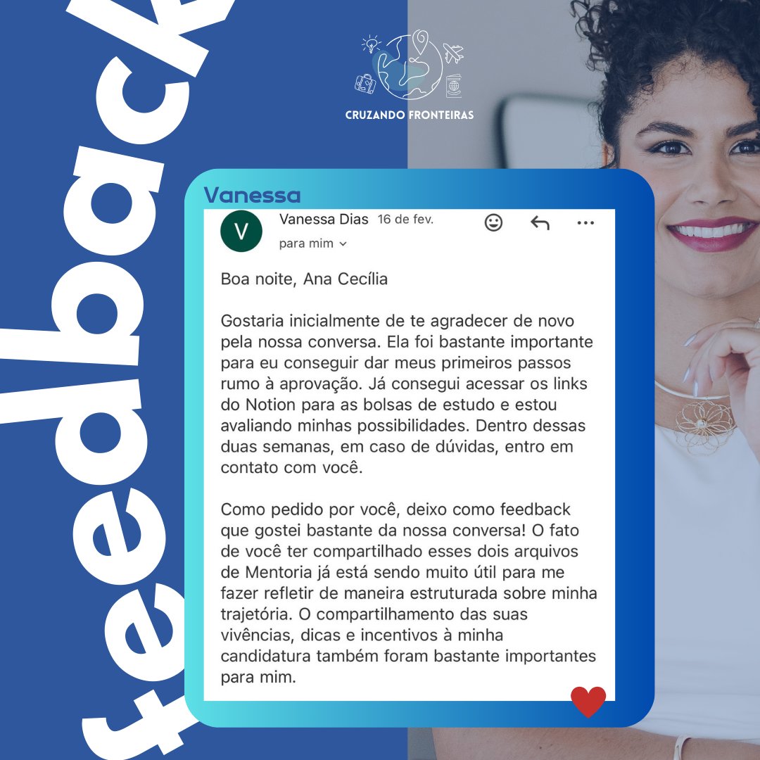 Feedback de mentoria — Cruzando Fronteiras (16/24)
