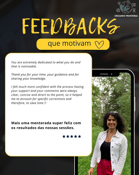 Feedback de mentoria — Cruzando Fronteiras (19/24)