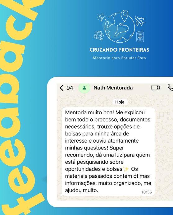 Feedback de mentoria — Cruzando Fronteiras (20/24)