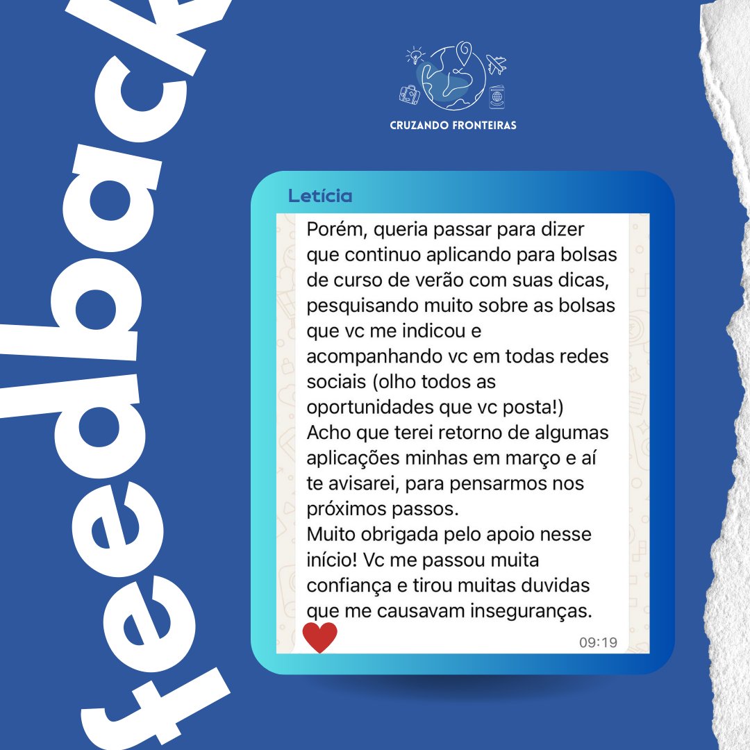 Feedback de mentoria — Cruzando Fronteiras (9/24)